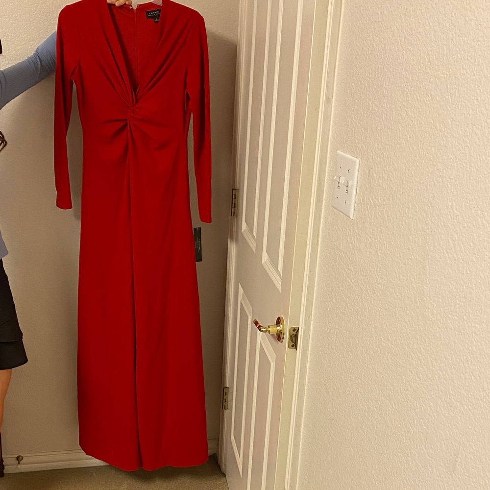 Elegant Red Evening Dress
